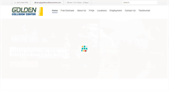 Desktop Screenshot of goldencollisioncenter.com
